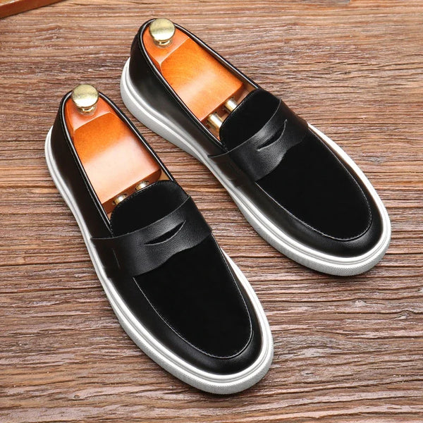 Leather Loafers | Slip-On Penny Style | Maison Collection