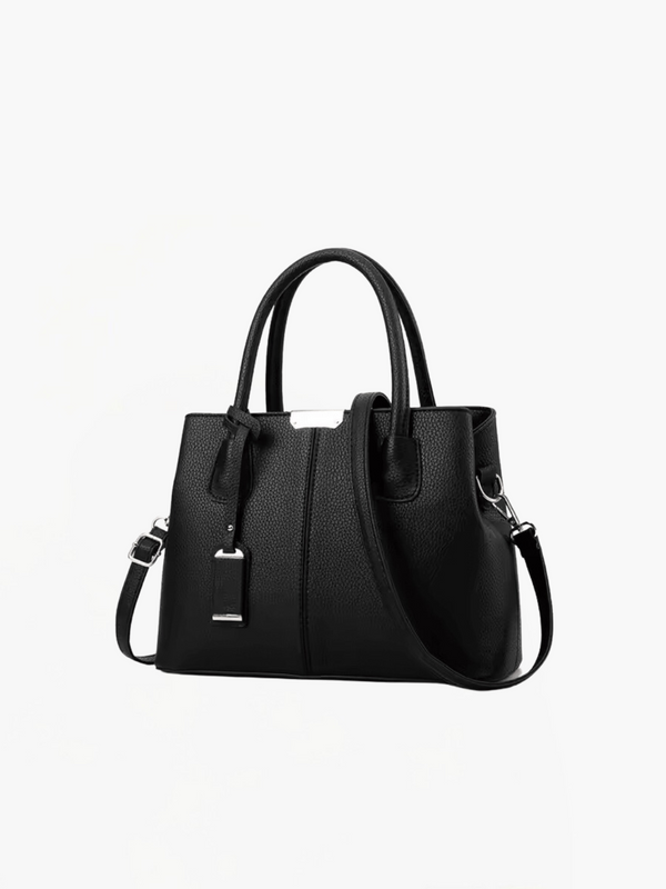 Maison Structured Leather Tote Bag | Dual Carry Design