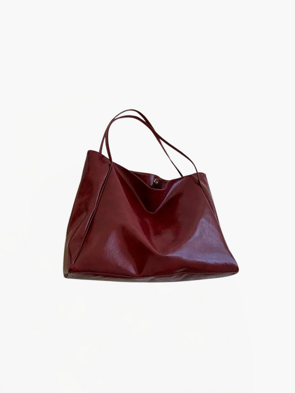 Voyage Large Shoulder Tote Bag | Soft PU Leather