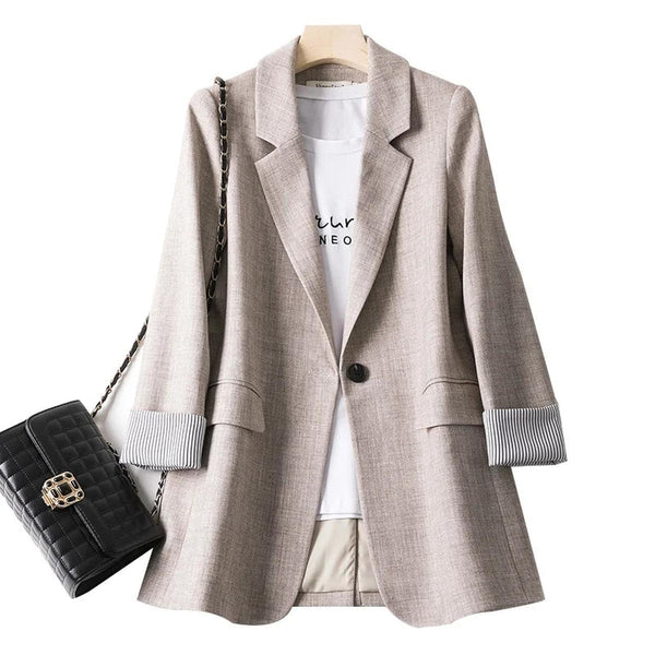 Single Breasted Blazer | Notched Lapel | Relaxed Fit