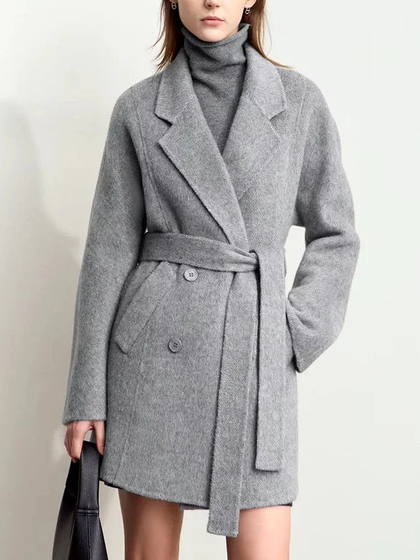 Wool Belted Coat | Structured Silhouette