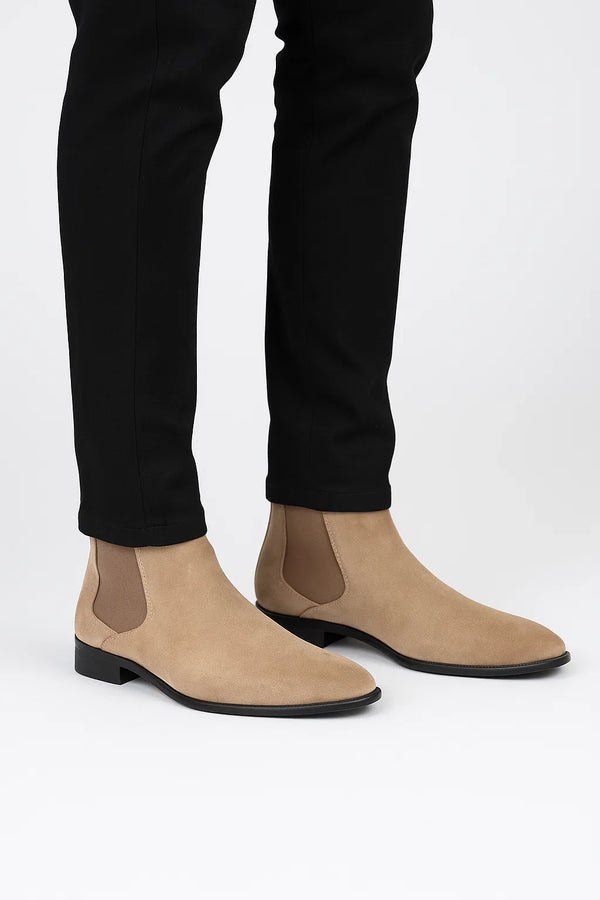 Atelier Faux Suede Chelsea Boots | Slip-On | Low Heel