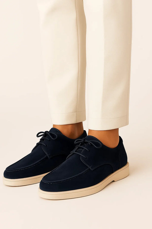 Men's Suede Lace-Up Shoes | Microfiber | Maison Collection